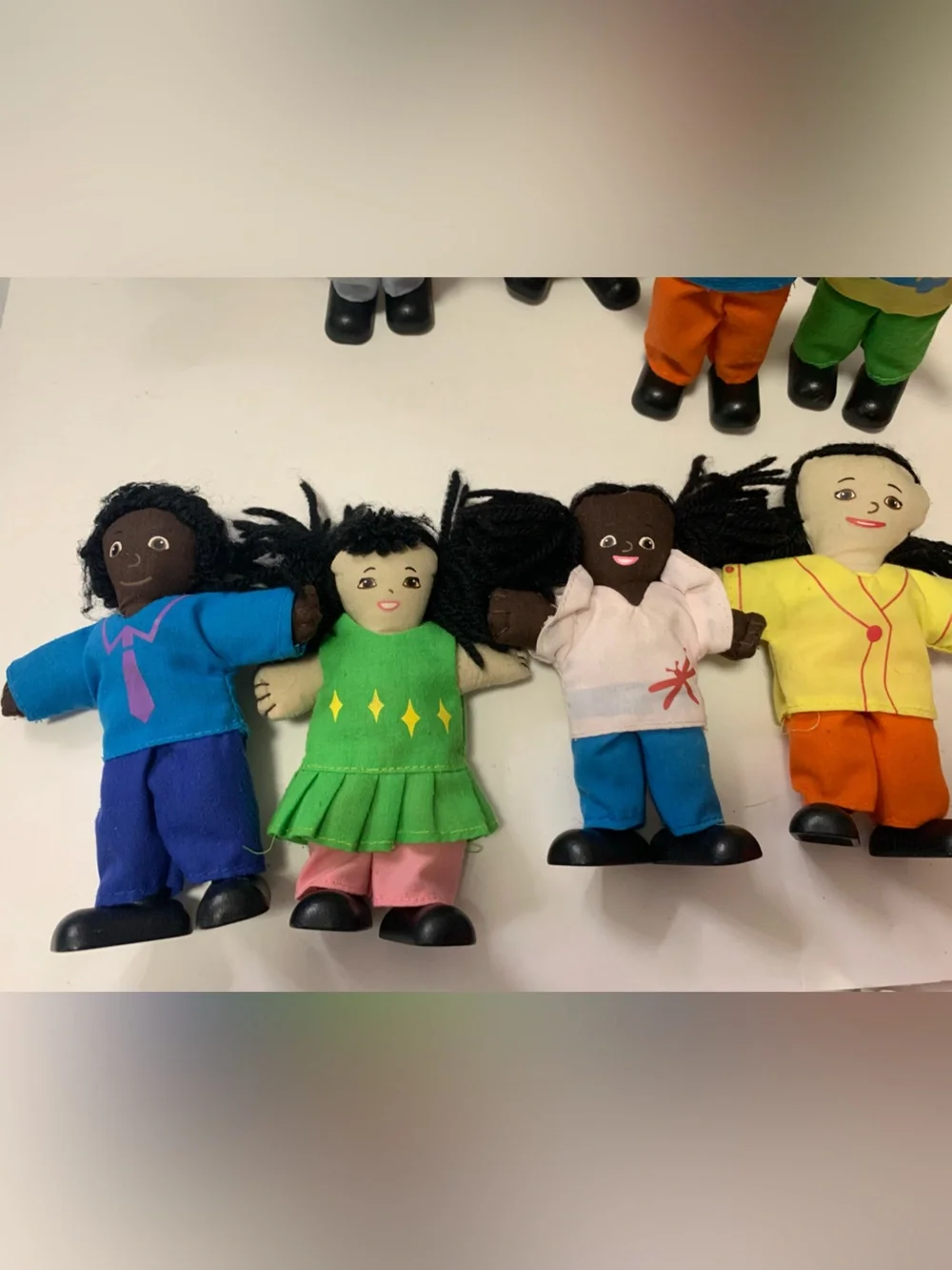Lakeshore Learning soft plush dollhouse figures